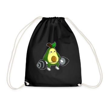 Bodybuilder Avocat Bodybuilding Barbell Bodybuilding - Sac de sport léger - noir - Devant