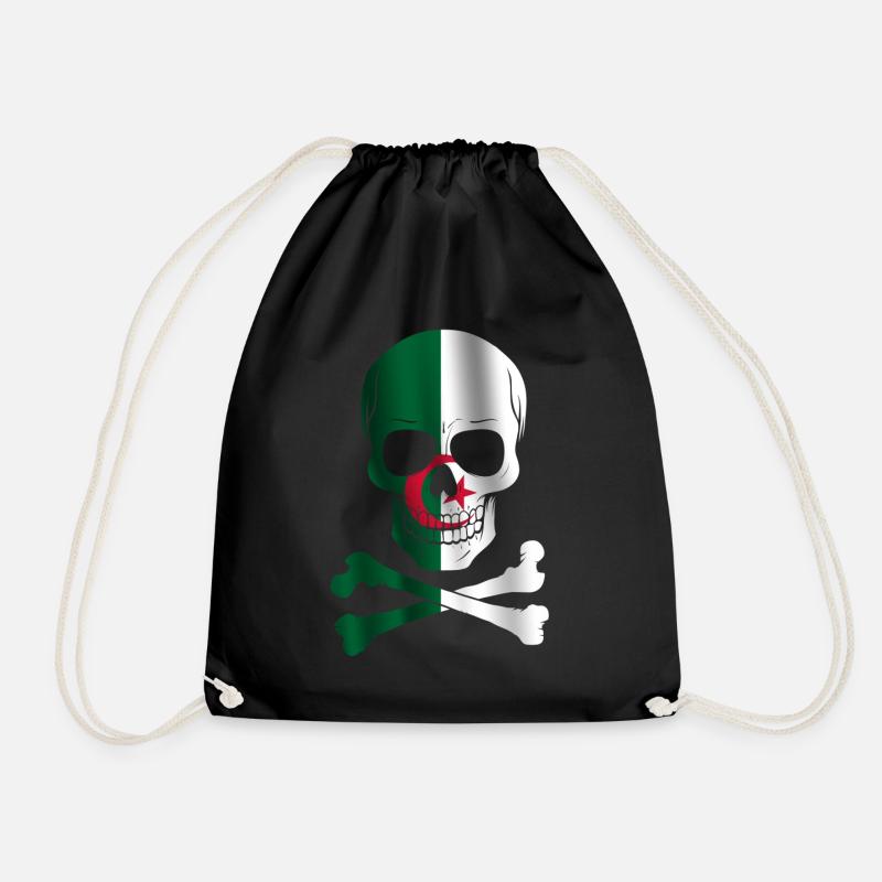 Algerien Flagge - Turnbeutel - Schwarz