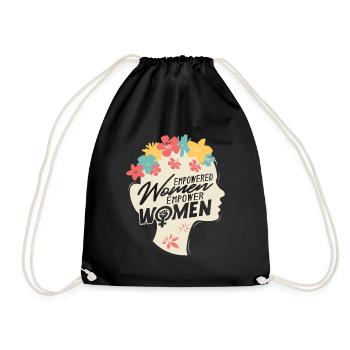 Féminisme féministe Militante des droits des femmes - Sac de sport léger - noir - Devant