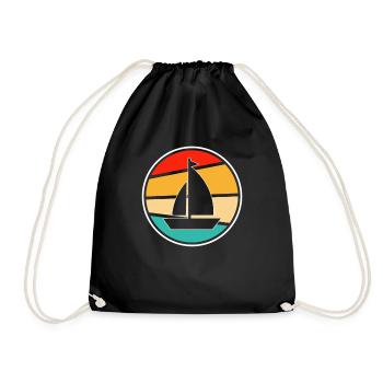 Voile Rétro - Sac de sport léger - noir - Devant