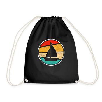 Voile Rétro - Sac de sport léger - noir - Devant