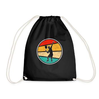 Tennis Rétro - Sac de sport léger - noir - Devant