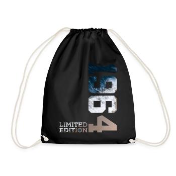 62ND BIRTHDAY LIMITED EDITION 1964 - Drawstring Bag - black - Front