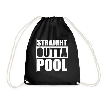 Piscine - Sac de sport léger - noir - Devant