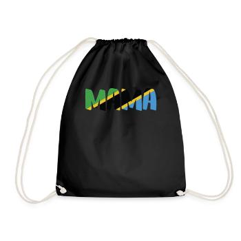 tanzanie mama - Sac de sport léger - noir - Devant