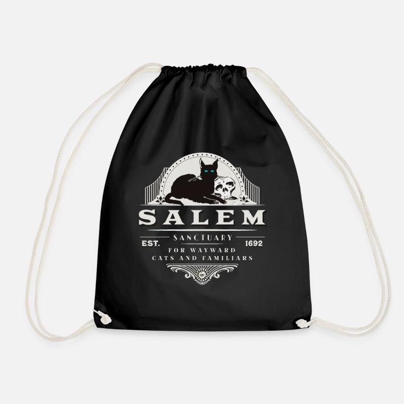Salem Sanctuary For Familiars - Drawstring Bag - black