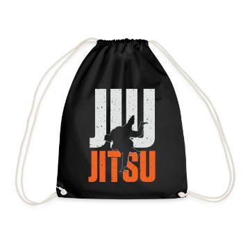 Jiu-jitsu Jiu Jitsu Jitsu Jiujitsu Kampf Sport - Turnbeutel - Schwarz - Vorne
