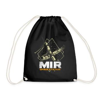 Station spatiale Mir - Sac de sport léger - noir - Devant