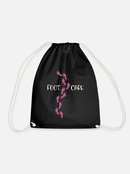 Foot Care Podiatrist Pedicure - Drawstring Bag - black