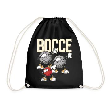 Dabbing Bocce Ball avec Jack Bocci Dab Game Bocce - Sac de sport léger - noir - Devant
