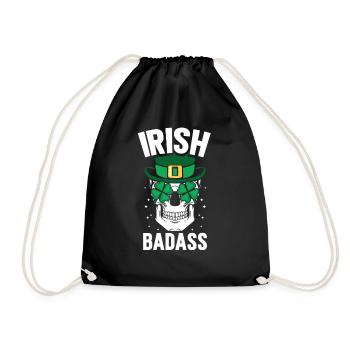 Irish villain Irish Ireland Gaelic - Drawstring Bag - black - Front