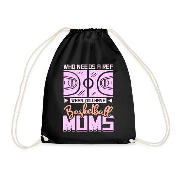Qui a besoin d’une référence quand vous avez des mamans de basket-ball - Sac de sport léger - noir - Devant
