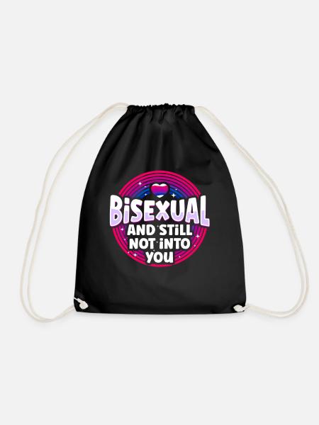 Bisexual Bi Pride Flag Bisexual - Turnbeutel - Schwarz