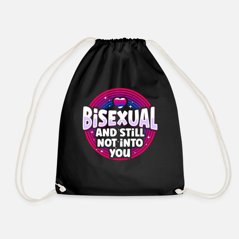 Bisexual Bi Pride Flag Bisexual - Turnbeutel - Schwarz