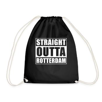 Tout droit sorti de Rotterdam - Sac de sport léger - noir - Devant