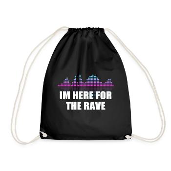 DISC JOCKEY - Drawstring Bag - black - Front