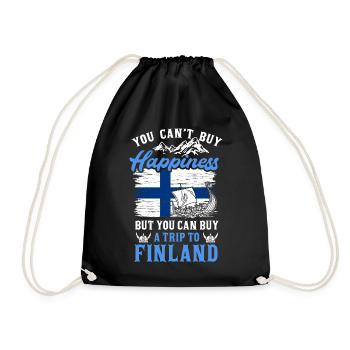 Finlande - Sac de sport léger - noir - Devant