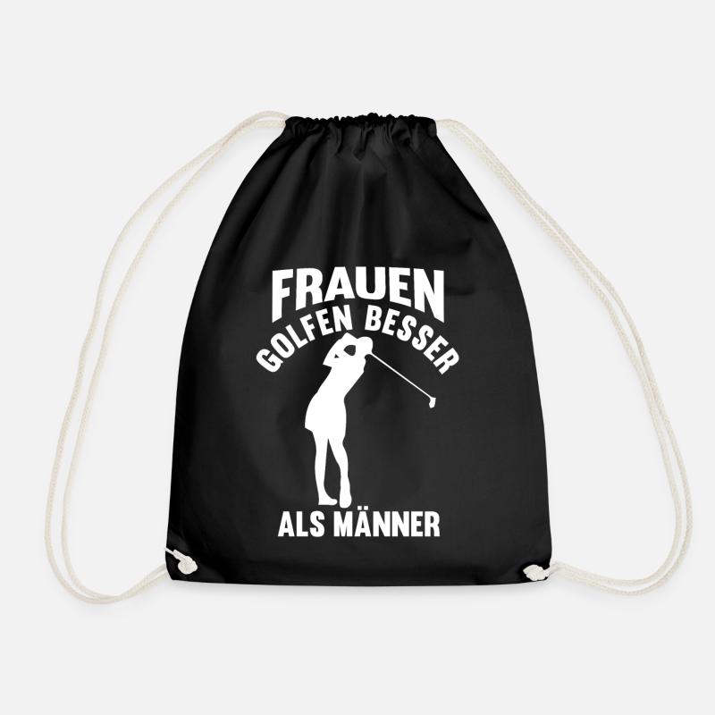 Golf - Turnbeutel - Schwarz