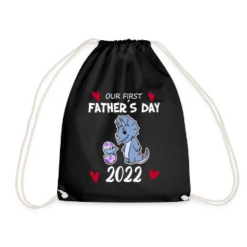 Fête des Pères 2022 - Première Fête des Pères - Sac de sport léger - noir - Devant