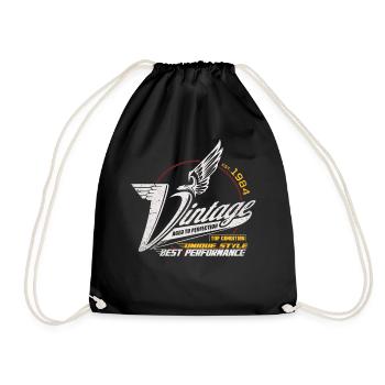 Vintage 1984 Anniversaire Né 1984 Hommes - Sac de sport léger - noir - Devant