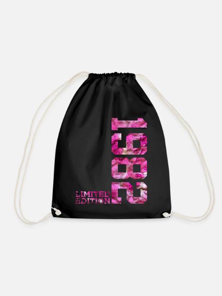 LIMITED EDITION 1982 PINK 44. GEBURTSTAG - Turnbeutel - Schwarz