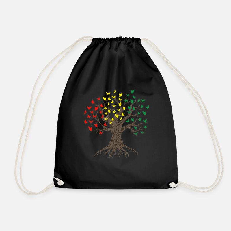 Butterfly Tree Black Lives African - Turnbeutel - Schwarz