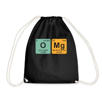 Chemical Elements Chemist Chemistry - Drawstring Bag - black - Front
