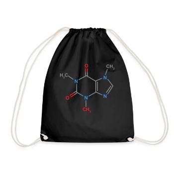 Formula Caffeine - Drawstring Bag - black - Front