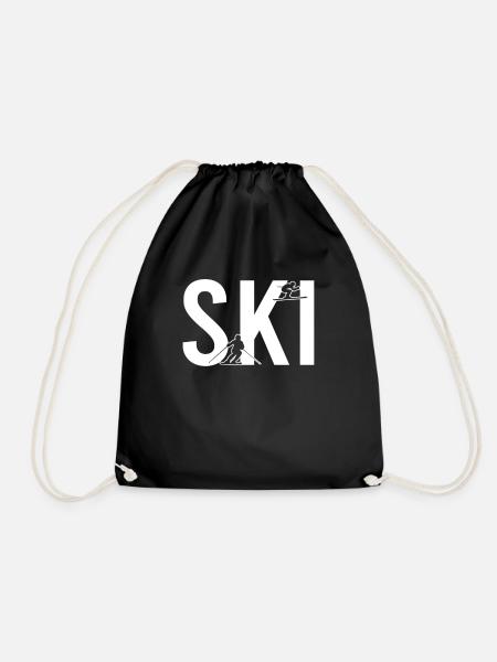 Ski - Turnbeutel - Schwarz