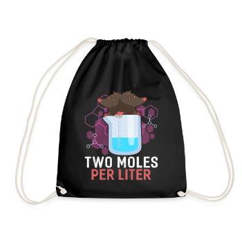 Chemistry - Drawstring Bag - black - Front