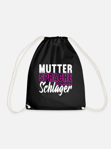 Schlager Schlagerparty - Turnbeutel - Schwarz