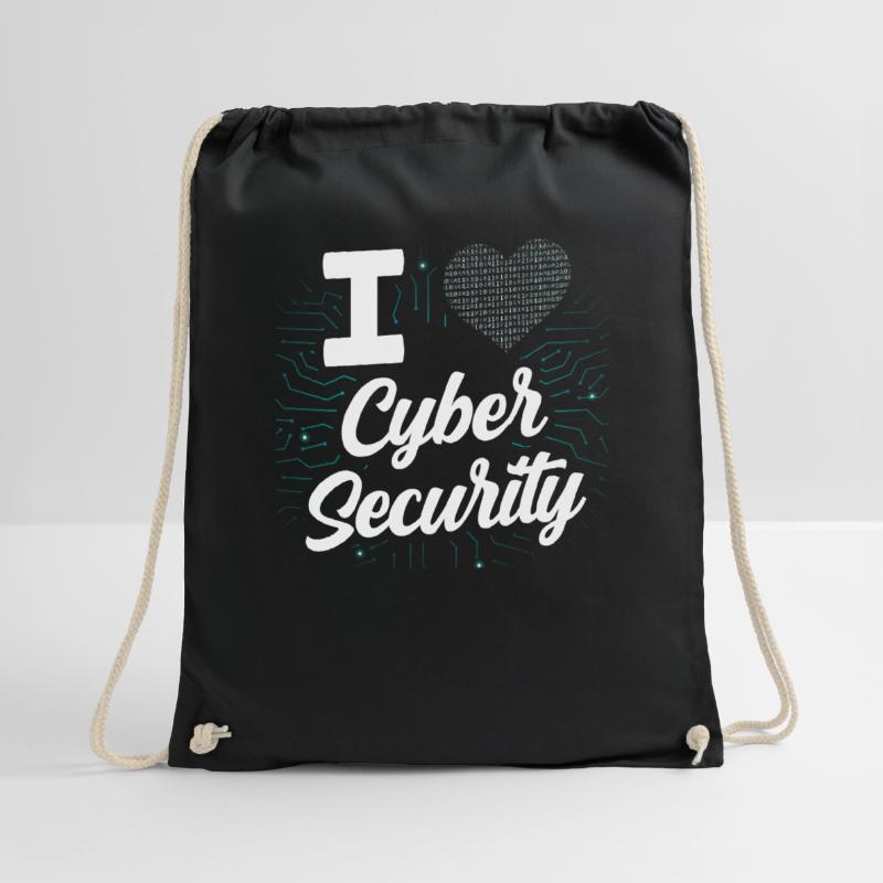 J’adore Cybersecurity Hack IT Security Hacker Sac de sport léger