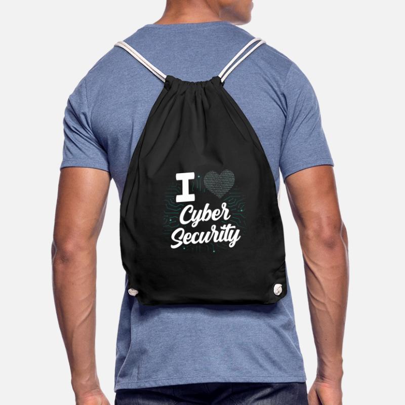 J’adore Cybersecurity Hack IT Security Hacker Sac de sport léger