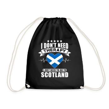 Ecosse Je n’ai pas besoin de thérapie - Sac de sport léger - noir - Devant