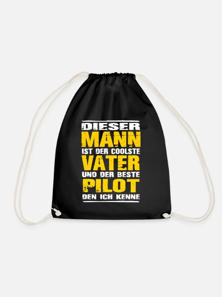 Pilot - Turnbeutel - Schwarz