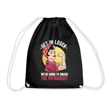 Feminism Women's Rights Women Empowerment Feminist - Drawstring Bag - black - Front