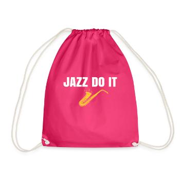 Jazz Tshirt - Turnbeutel - Fuchsia - Vorne