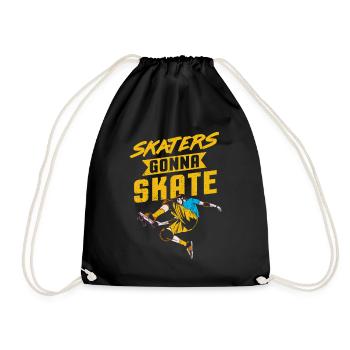 Skateboard - Sac de sport léger - noir - Devant