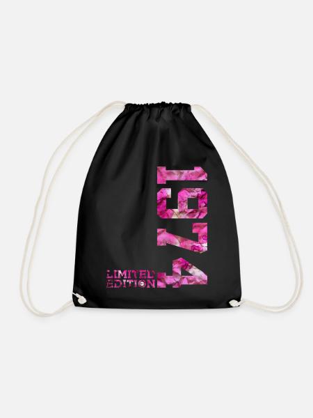 LIMITED EDITION 1974 PINK 52. GEBURTSTAG - Turnbeutel - Schwarz