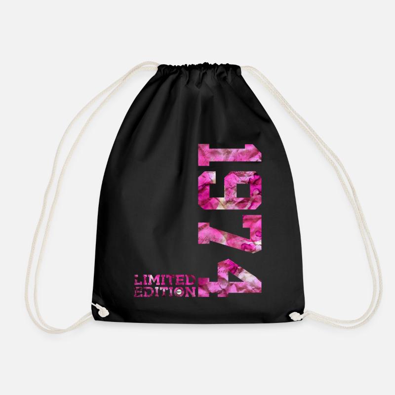 LIMITED EDITION 1974 PINK 52. GEBURTSTAG - Turnbeutel - Schwarz