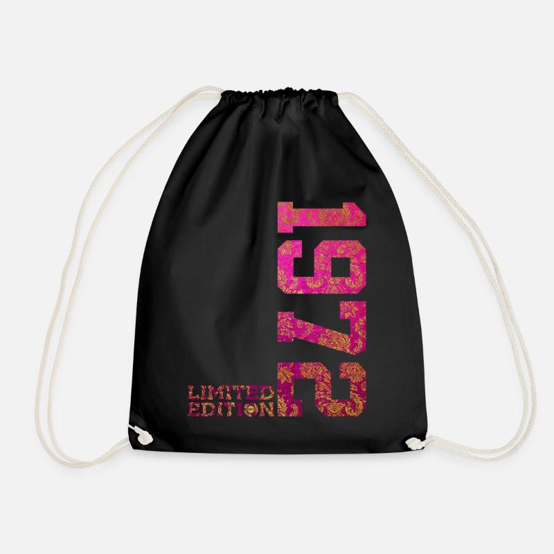 54. GEBURTSTAG PINK LIMITED EDITION 1972 - Turnbeutel - Schwarz