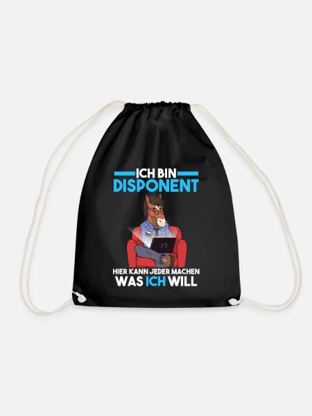 Disponent - Turnbeutel - Schwarz