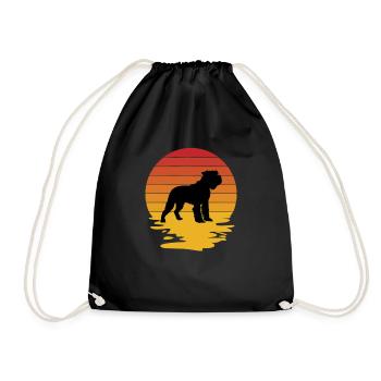 Schnauzer Chien Miniature Schnauzer Géant Schnauzer - Sac de sport léger - noir - Devant