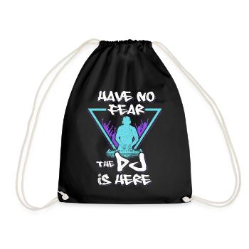 DISC JOCKEY - Drawstring Bag - black - Front