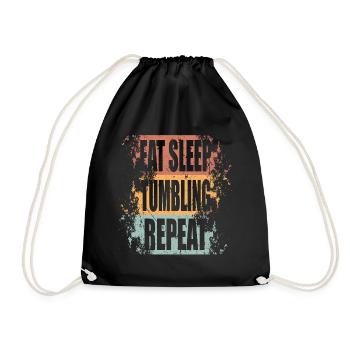 Tumbling Manger Dormir Répéter - Sac de sport léger - noir - Devant