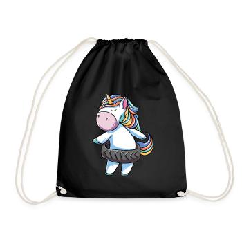 Pneu Licorne Hulacorn - Sac de sport léger - noir - Devant