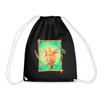 Magic Elf Shunija - Sonja Ariel von Staden - Drawstring Bag - black - Front