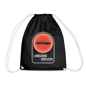 Hipster Limousine Present Idea - Turnbeutel - Schwarz - Vorne