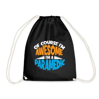 Ambulancier paramédical Sauvetage Ems Emt - Sac de sport léger - noir - Devant