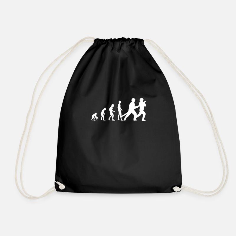 Évolution des pompiers - Sac de sport léger - noir